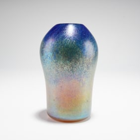 Zephyr Glass Works Iridescent Vase
