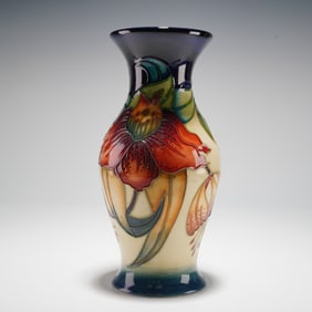 Moorcroft by Nicola Slaney Pottery Vase, Anna Lilly