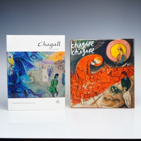 2 Hardcover Chagall Art Books