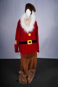 Disney Store Snow White and the Seven Dwarfs Grumpy Santa Costume Ensemble