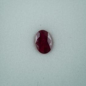 0.59 CT Burma Ruby Oval Cut Gemstone