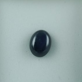 1.60 CT Black Star Sapphire Oval Cabochon Gemstone
