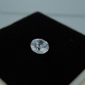 1.75 CT Round White Zircon Gemstone