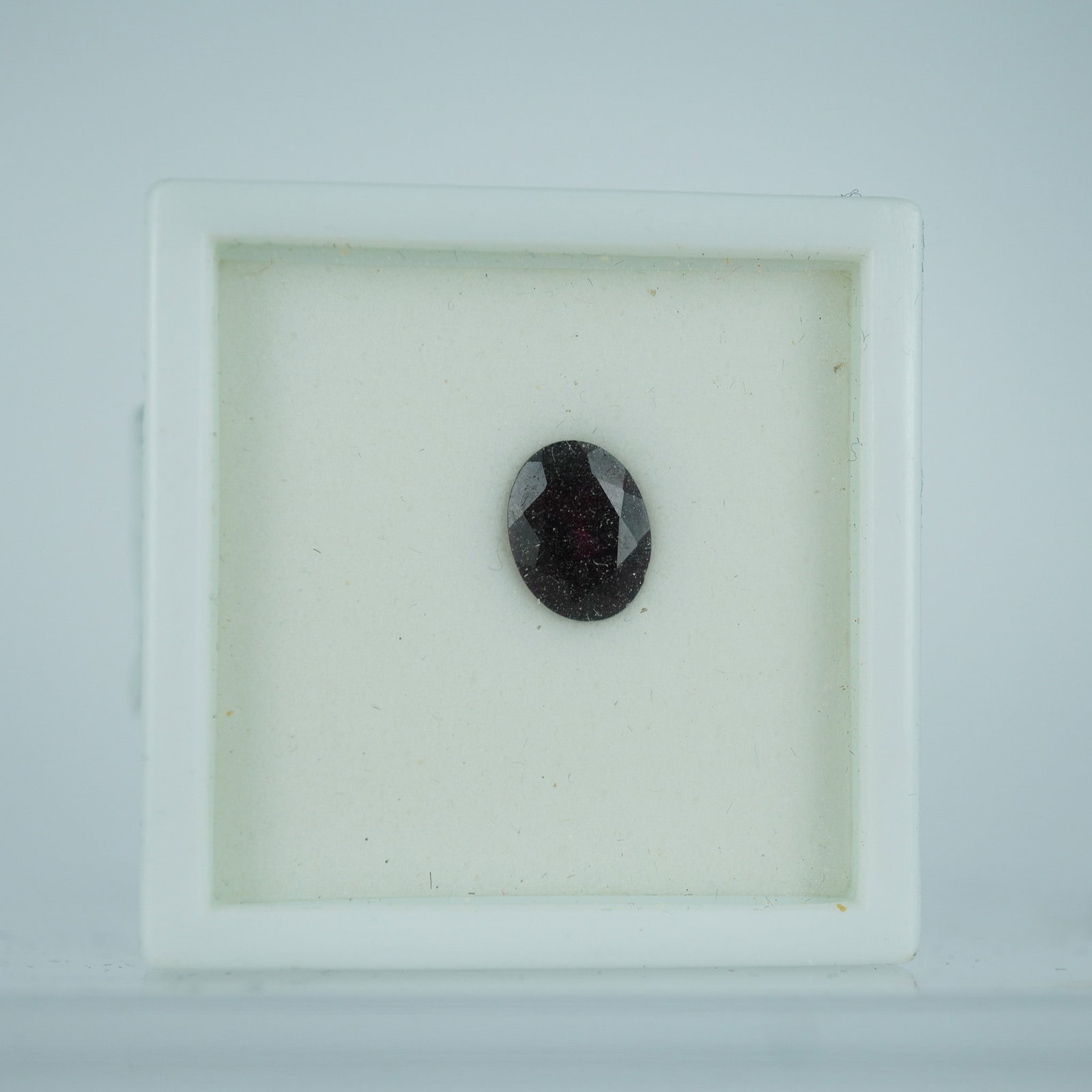 2.35 CT Grape Garnet Oval Cut Gemstone (1 of 1)