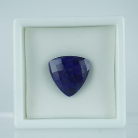 6.00 CT Lapis Lazuli Trillion Cut Gemstone