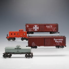4pc Lionel O-Gauge Freight Cars