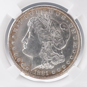 1881-S United States Morgan Silver Dollar Coin