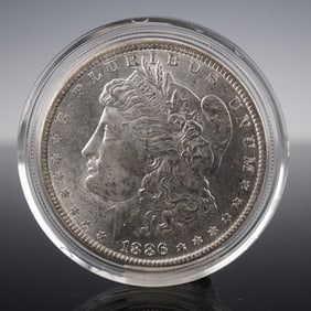 1886 Morgan Silver Dollar Coin