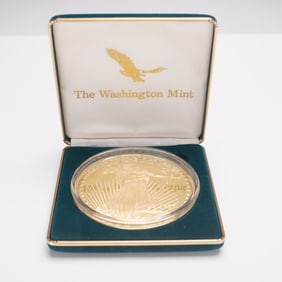 1997 Washington Mint American Eagle One Quarter Pound Fine Silver Coin
