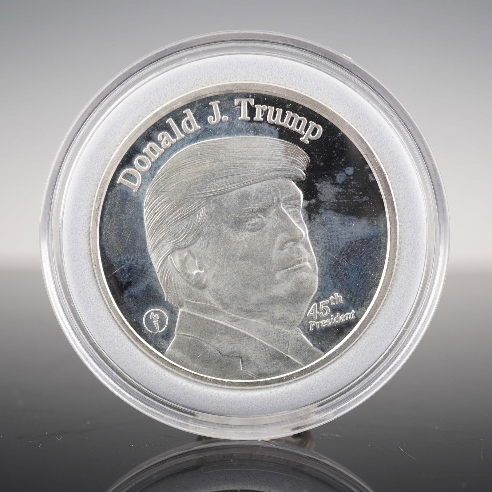 Donald J. Trump 1 Troy Ounce Silver Round (1 of 2)