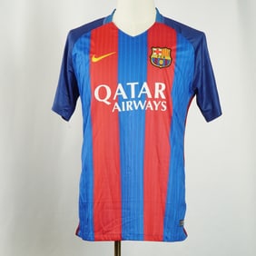 Lionel Messi Barcelona Home Jersey, Autograph w/ Leo Inscription & Hologram
