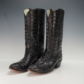 Gary Tucker Men's Custom Made Leather Cowboy Boots