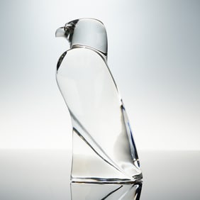 Baccarat Crystal Figurine, Maltese Falcon