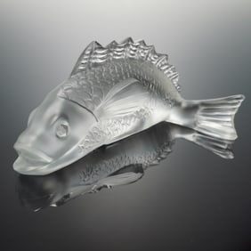 Baccarat Crystal Figurine, Fish