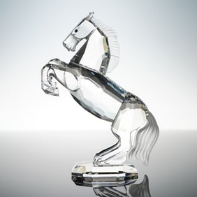Swarovski Crystal Figurine, White Stallion