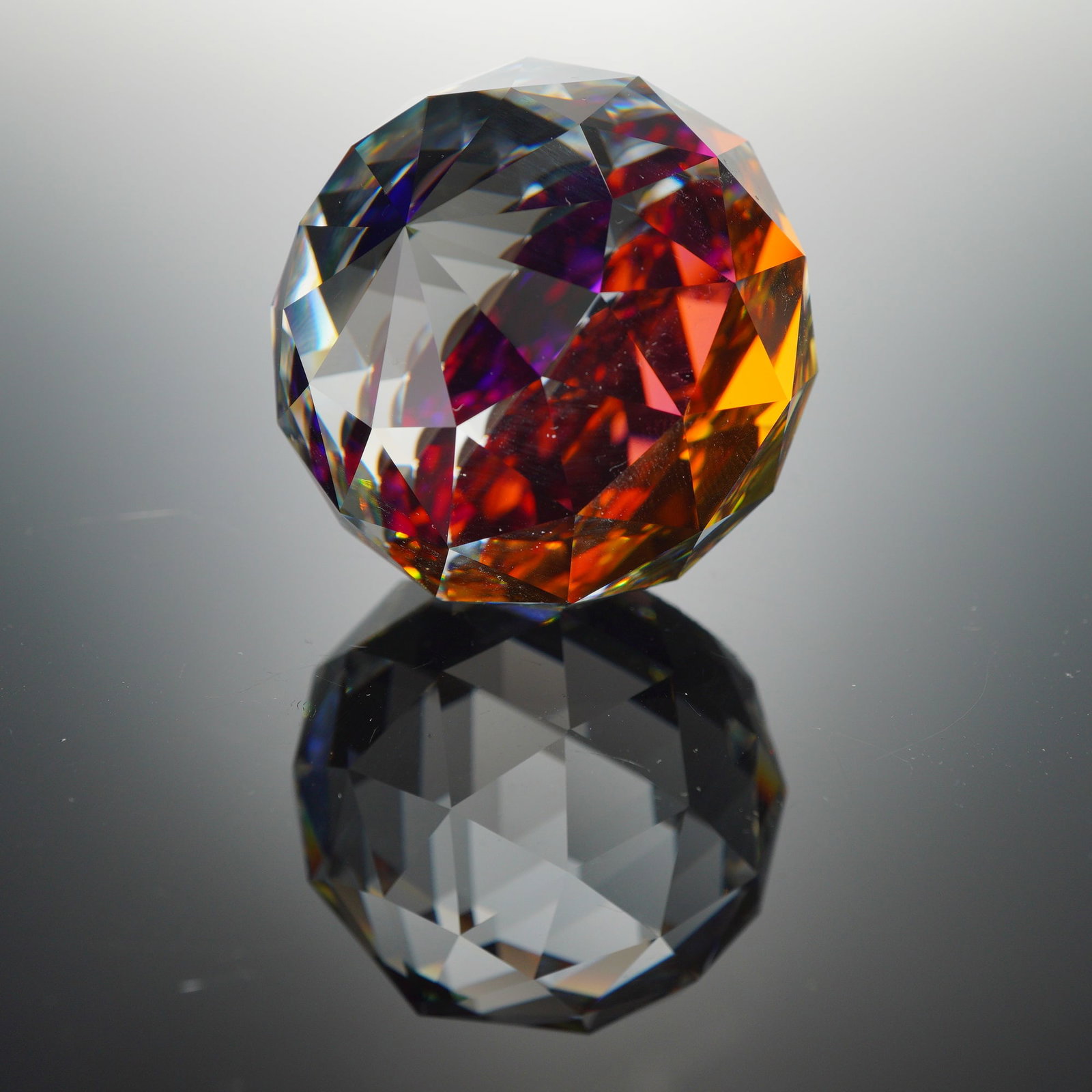 Swarovski Crystal Round Ball Paperweight (1 of 3)