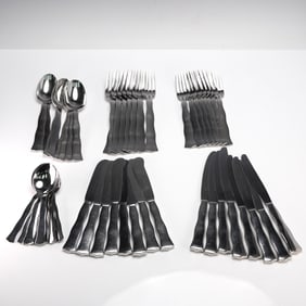 48pc Robbe and Berking Stainless Steel Utensils, Lago