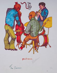 Ferdie Pacheco, Limited Edition Lithograph on Paper, Signed & Numbered