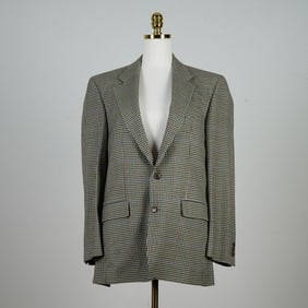 Burberrys' Men's Wool Houndstooth Blazer