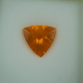 2.60 CT Brazilian Fire Opal Trillion Cut Gemstone