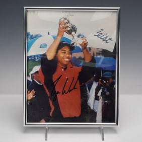 Tiger Woods Photograph, Autographed