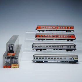 7pc Fleischmann and Marklin HO Scale Train Carriages