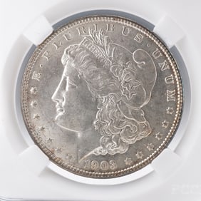 1903 United States Morgan Silver Dollar Coin