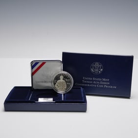 2004 U.S. Mint Thomas Alva Edison Commemorative Proof Silver Dollar