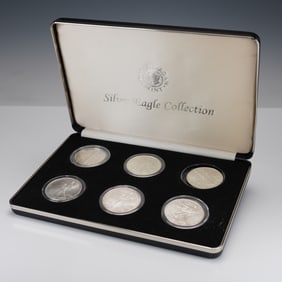 1992 - 1997 American Silver Eagle Dollar Set