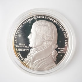 2005-P John Marshall Commemorative Silver Dollar Coin