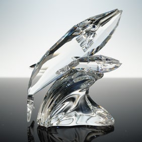 Swarovski Crystal Annual Edition Figurine, Care for Me Whales