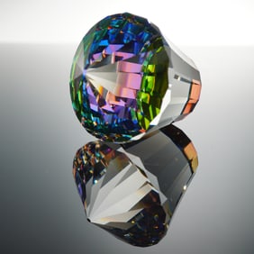 Swarovski Crystal Paperweight, Carousel