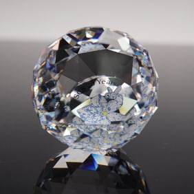 Swarovski Crystal SCS 20 Years 2007 Signing Event Paperweight