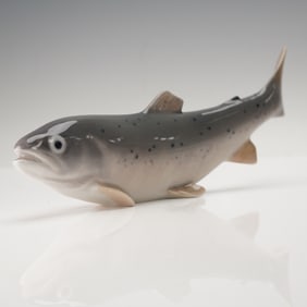 Royal Copenhagen Porcelain Trout Figurine, No. 2676