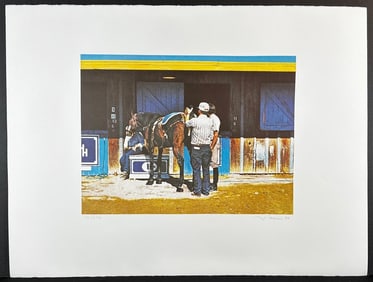 Richard McLean (American 1934-2014) Lithograph Lucky Penny