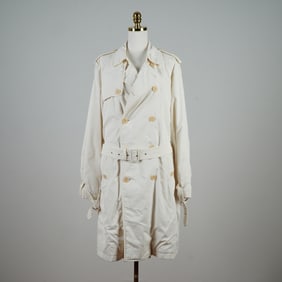 DKNY Double-Breasted Men's Trench Coat