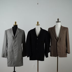 3pc Men's Jackets, Kuhlman and Ermenegildo Zegna