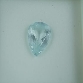 2.35 CT Aquamarine Pear Cut Gemstone