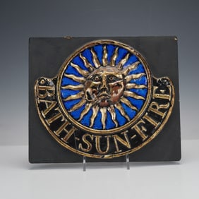Reproduction Fire Mark Plaque for the Bath Sun Fire Office