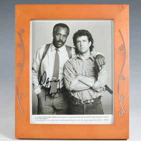 Danny Glover Signed Lethal Weapon 2 Photograph in Frame