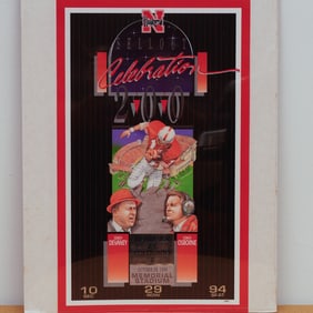 1994 University of Nebraska 200th Sellout Celebration Commemorative Poster
