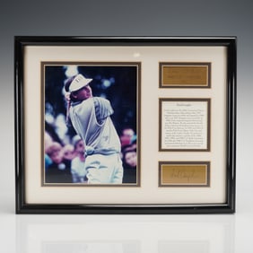 Framed Fred Couples 1992 Masters Champion Golf Commemorative Display