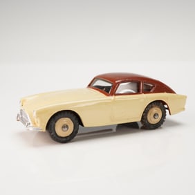 Dinky Toys 167 A.C. Aceca Coupe, Two-Tone Cream and Brown, with Original