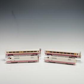4pc Marklin Ho Scale Deutsche Bahn ICE High-Speed Train Set