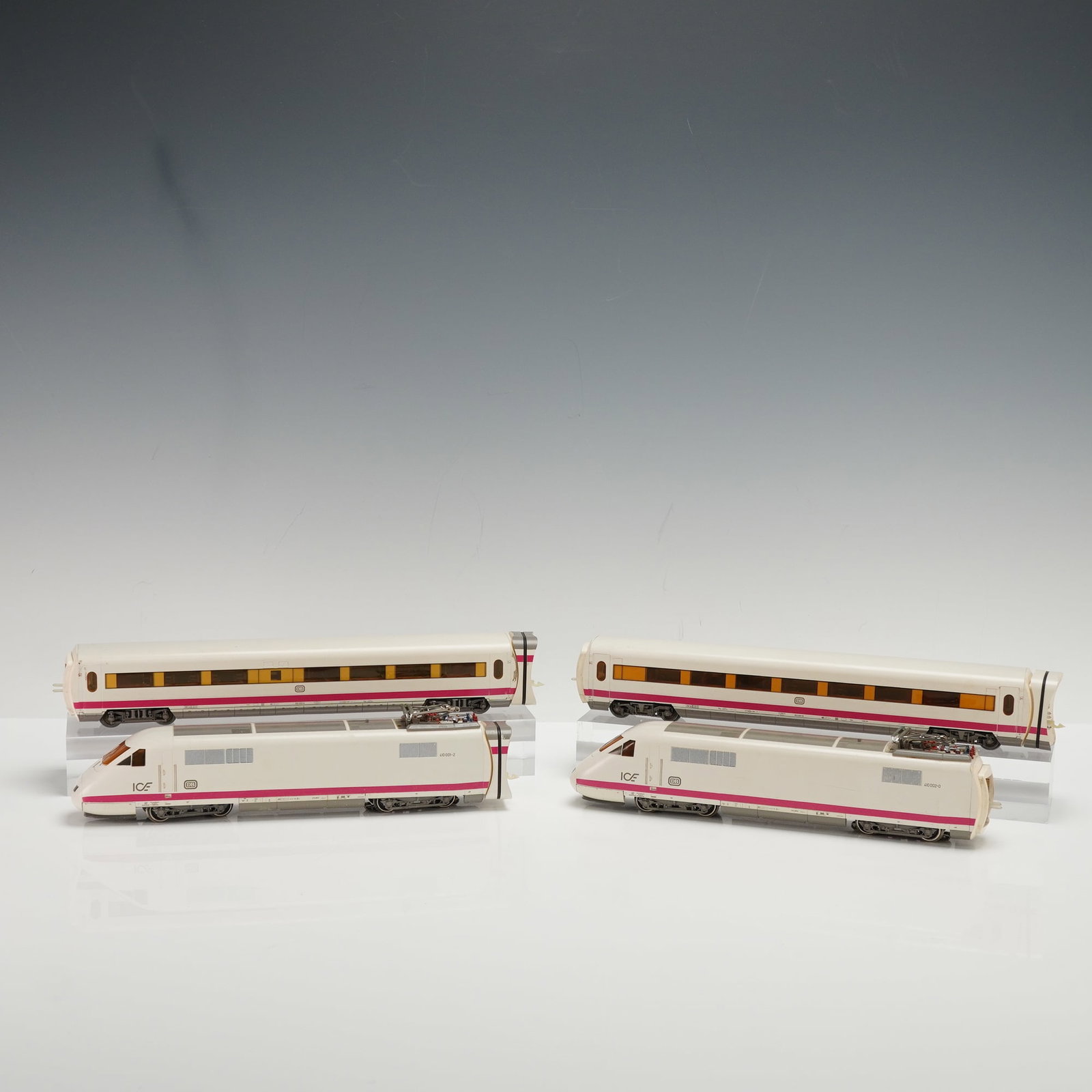 4pc Marklin Ho Scale Deutsche Bahn ICE High-Speed Train Set (1 of 3)
