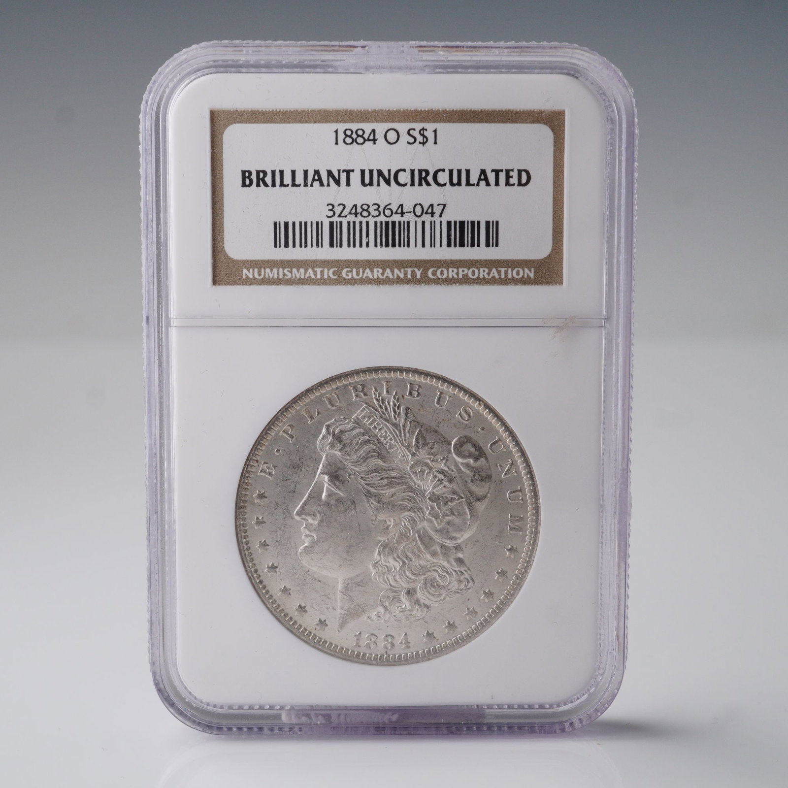 1884-O Morgan Silver Dollar Brilliant Uncirculated NGC Graded (1 of 2)