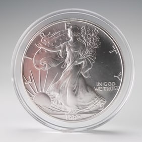 1992 American Silver Eagle 1 Dollar Coin