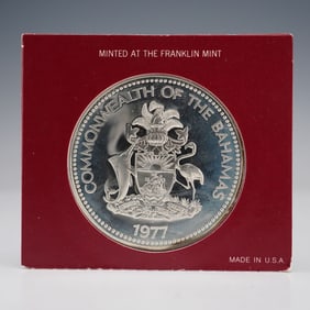 BAH 1977 10 Dollars Sterling Silver Proof