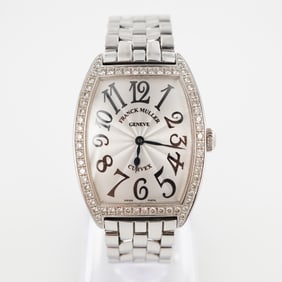 Franck Muller Cintree Curvex Diamond Bezel Ladies Watch