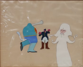One-of-a-Kind Yellow Submarine Hand-Painted Animation Cel